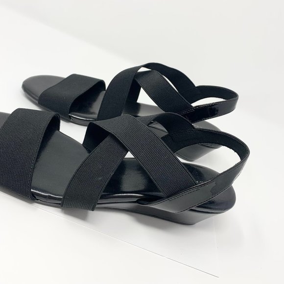 Black Heeled Sandals Comfort Plus By Predictions - Picture 4 of 5